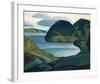 Coldwell Bay, North of Lake Superior-Lawren S^ Harris-Framed Premium Giclee Print