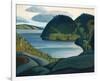 Coldwell Bay, North of Lake Superior-Lawren S^ Harris-Framed Premium Giclee Print