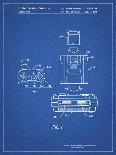 PP1072-Blueprint Super Nintendo Console Remote and Cartridge Patent Poster-Cole Borders-Giclee Print