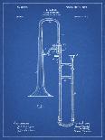 PP216-Faded Blueprint Schlumpf Sailboat Patent Poster-Cole Borders-Giclee Print