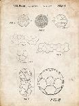 PP1095-Burgundy Tesla Regulator for Alternate Current Motor Patent Poster-Cole Borders-Giclee Print