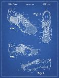 PP55-Blueprint Soccer Cleats Poster-Cole Borders-Giclee Print