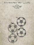 PP55-Blueprint Soccer Cleats Poster-Cole Borders-Giclee Print