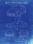 PP108-Chalkboard Ferrari 1990 F40 Patent Poster-Cole Borders-Giclee Print