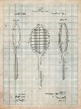 Disk Golf Basket 1988 Patent-Cole Borders-Framed Art Print