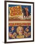 "Cole Bros. Circus: World'sGreatest and Best Loved Amusement Institution", Circa 1938-null-Framed Giclee Print