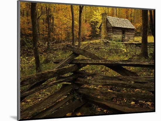 Cole Cabin, Great Smoky Mountains National Park, Tennessee, USA-Jerry Ginsberg-Mounted Photographic Print