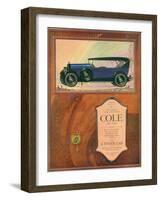 Cole, Magazine Advertisement, USA, 1922-null-Framed Giclee Print
