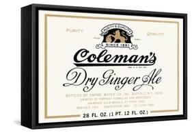 Coleman's Dry Ginger Ale-null-Framed Stretched Canvas