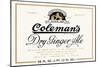 Coleman's Dry Ginger Ale-null-Mounted Art Print