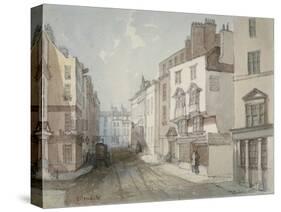 Coleman Street, City of London, 1851-Thomas Colman Dibdin-Stretched Canvas