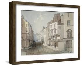 Coleman Street, City of London, 1851-Thomas Colman Dibdin-Framed Giclee Print