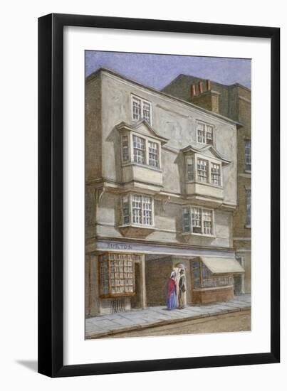 Coleman Street, City of London, 1868-JT Wilson-Framed Giclee Print