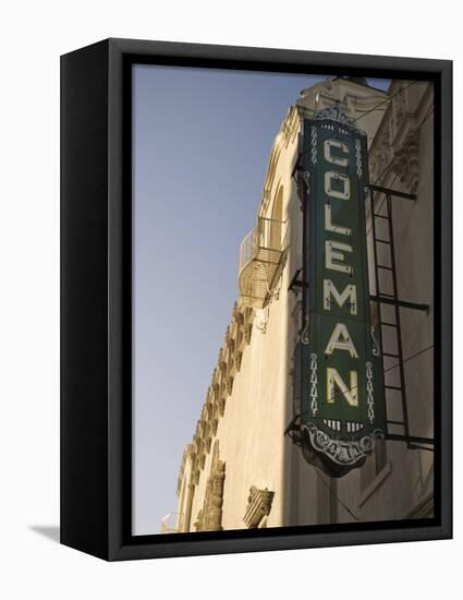 Coleman Theatre, Miami, Oklahoma, United States of America, North America-Snell Michael-Framed Stretched Canvas