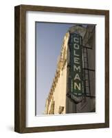 Coleman Theatre, Miami, Oklahoma, United States of America, North America-Snell Michael-Framed Photographic Print