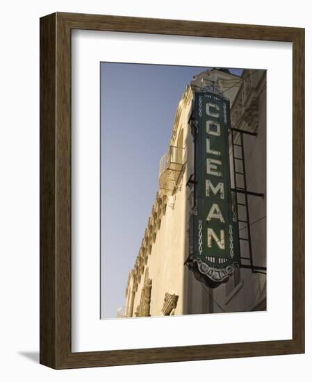Coleman Theatre, Miami, Oklahoma, United States of America, North America-Snell Michael-Framed Photographic Print