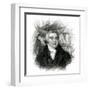 Coleridge with Books-null-Framed Art Print