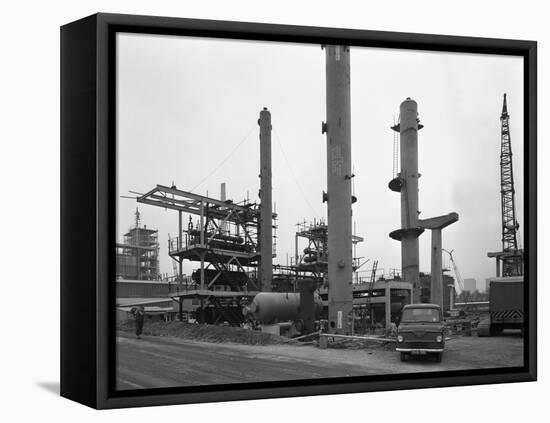 Coleshill Gas Works under Construction, Warwickshire, 1962-Michael Walters-Framed Stretched Canvas