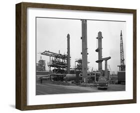 Coleshill Gas Works under Construction, Warwickshire, 1962-Michael Walters-Framed Photographic Print