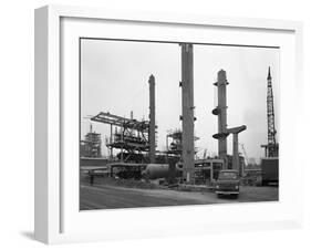 Coleshill Gas Works under Construction, Warwickshire, 1962-Michael Walters-Framed Photographic Print