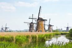 Windmills at Kinderdijk, the Netherlands-Colette2-Photographic Print