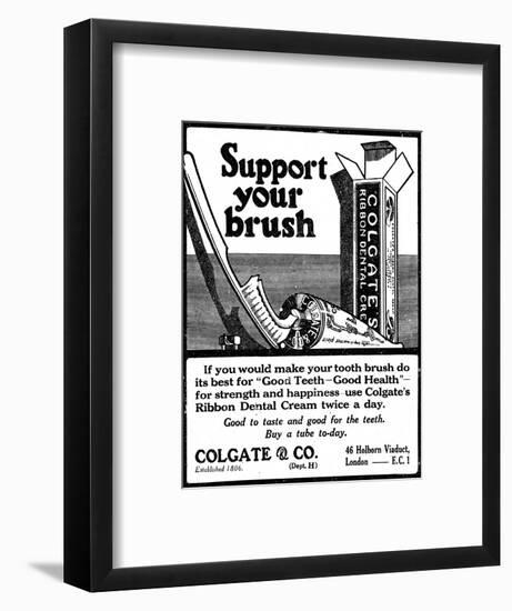 Colgate Dental Cream, Adv-null-Framed Photographic Print