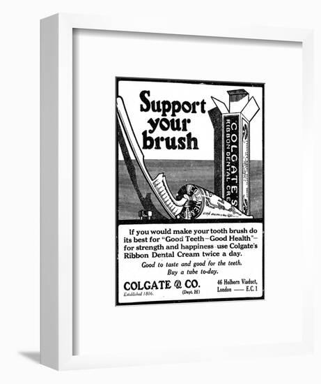 Colgate Dental Cream, Adv-null-Framed Photographic Print