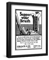 Colgate Dental Cream, Adv-null-Framed Photographic Print