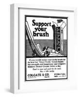 Colgate Dental Cream, Adv-null-Framed Photographic Print