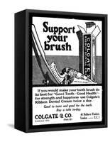 Colgate Dental Cream, Adv-null-Framed Stretched Canvas