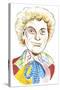 Colin Baker as Doctor Who in BBC television series of same name-Neale Osborne-Stretched Canvas