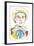 Colin Baker as Doctor Who in BBC television series of same name-Neale Osborne-Framed Giclee Print