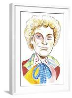 Colin Baker as Doctor Who in BBC television series of same name-Neale Osborne-Framed Giclee Print