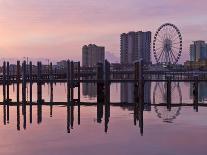 Sunrise on the Pensacola Beach Ferris Wheel on Santa Rosa Sound in Pensacola Beach, Florida-Colin D Young-Photographic Print