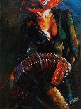 Reina del Bandoneon-Colin John Staples-Framed Art Print