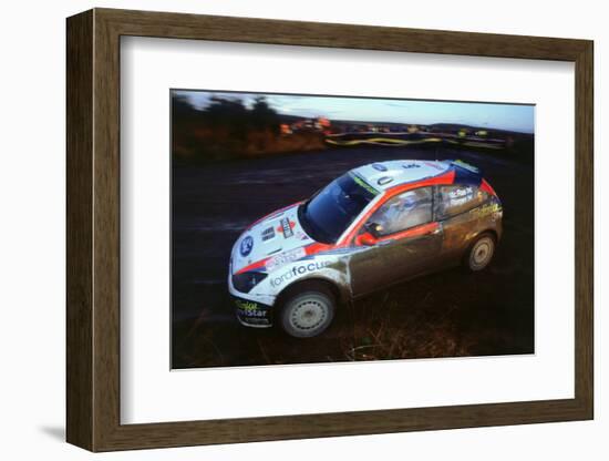 Colin McRae in Ford Focus RS WRC, Network Q rally2002-null-Framed Photographic Print