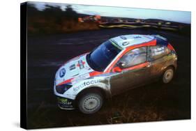 Colin McRae in Ford Focus RS WRC, Network Q rally2002-null-Stretched Canvas