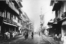 Borah Bazaar Street, Bombay, C.1870s-Colin Roderick Murray-Framed Stretched Canvas