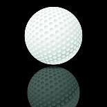 Golf Ball-Coline-Mounted Art Print