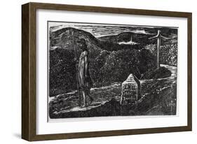 Colinet's Fond Desire to Know Strange Lands, Illustration from Dr. Thorton's 'The Pastorals of…-William Blake-Framed Giclee Print