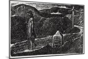 Colinet's Fond Desire to Know Strange Lands, Illustration from Dr. Thorton's 'The Pastorals of…-William Blake-Mounted Giclee Print