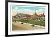 Coliseum and Livestock Exchange, Fort Worth, Texas-null-Framed Art Print