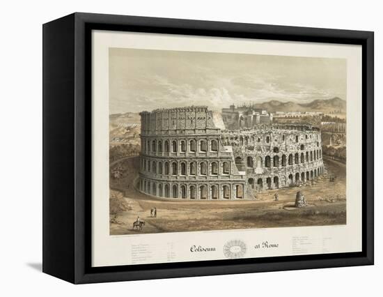 Coliseum at Rome-null-Framed Stretched Canvas