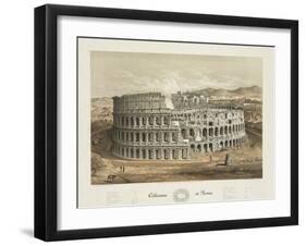 Coliseum at Rome-null-Framed Giclee Print