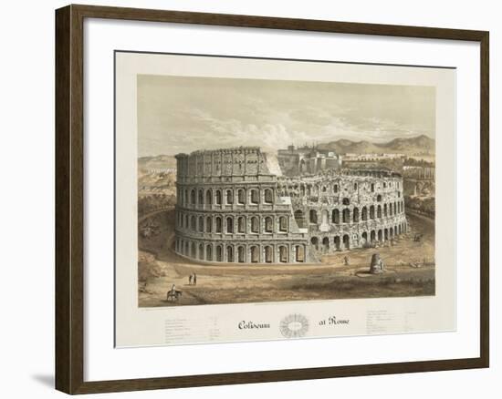 Coliseum at Rome-null-Framed Giclee Print