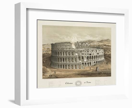 Coliseum at Rome-null-Framed Giclee Print