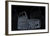 Coliseum Night-Cristian Mielu-Framed Art Print