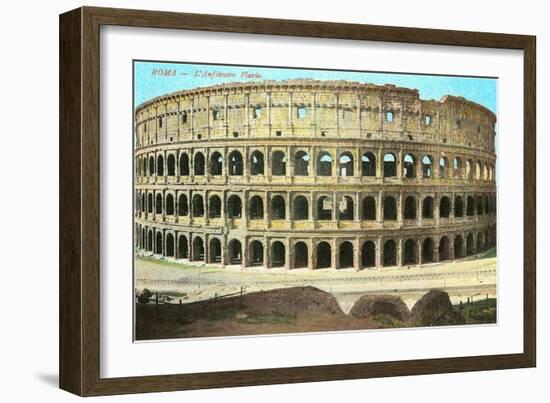 Coliseum, Rome, Italy-null-Framed Art Print