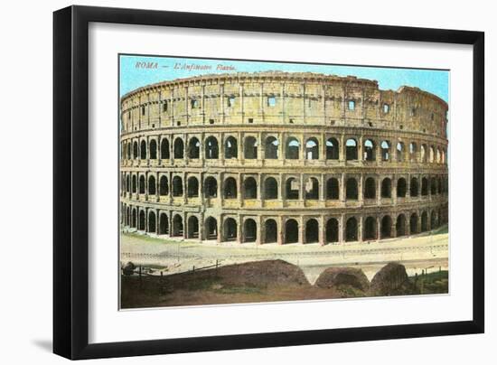 Coliseum, Rome, Italy-null-Framed Art Print