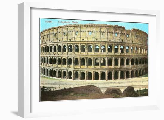Coliseum, Rome, Italy-null-Framed Art Print